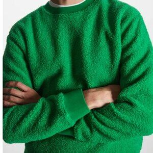 COS Green Teddy Sweatshirt